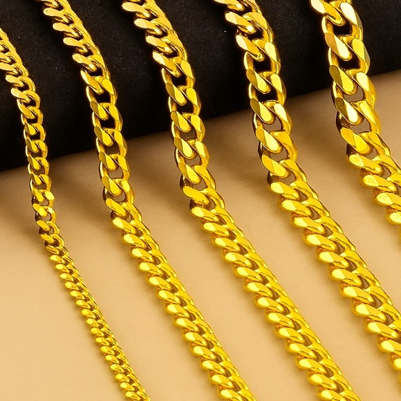 Cuban Link Chain Necklace 5mm - Picture 3 of 3